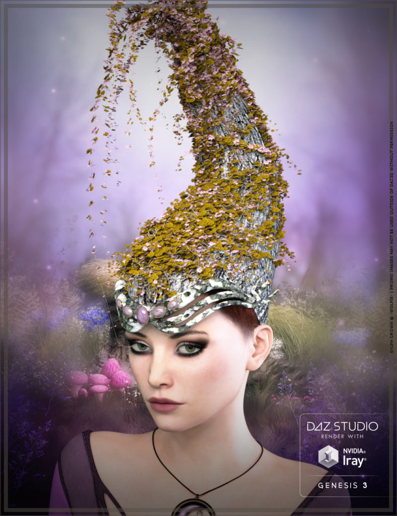 图片[1]-[daz服装] Sylph Crown G3F-DAZ爱好者