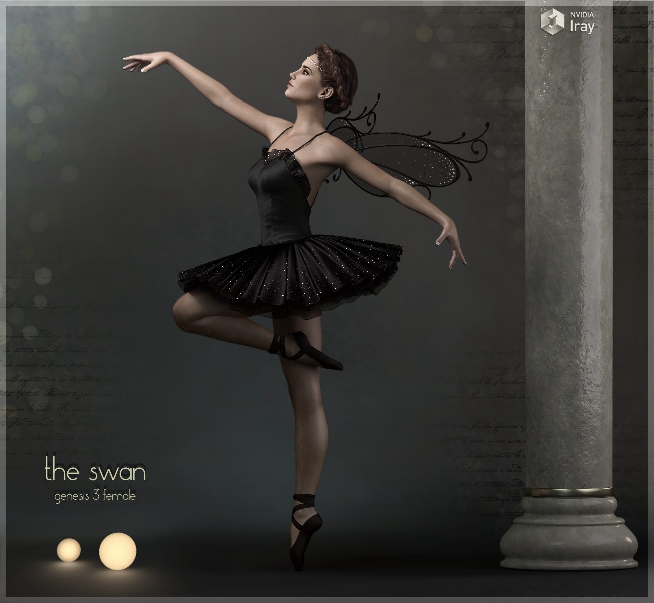 图片[1]-[daz服装] 天鹅G3F-DAZ爱好者