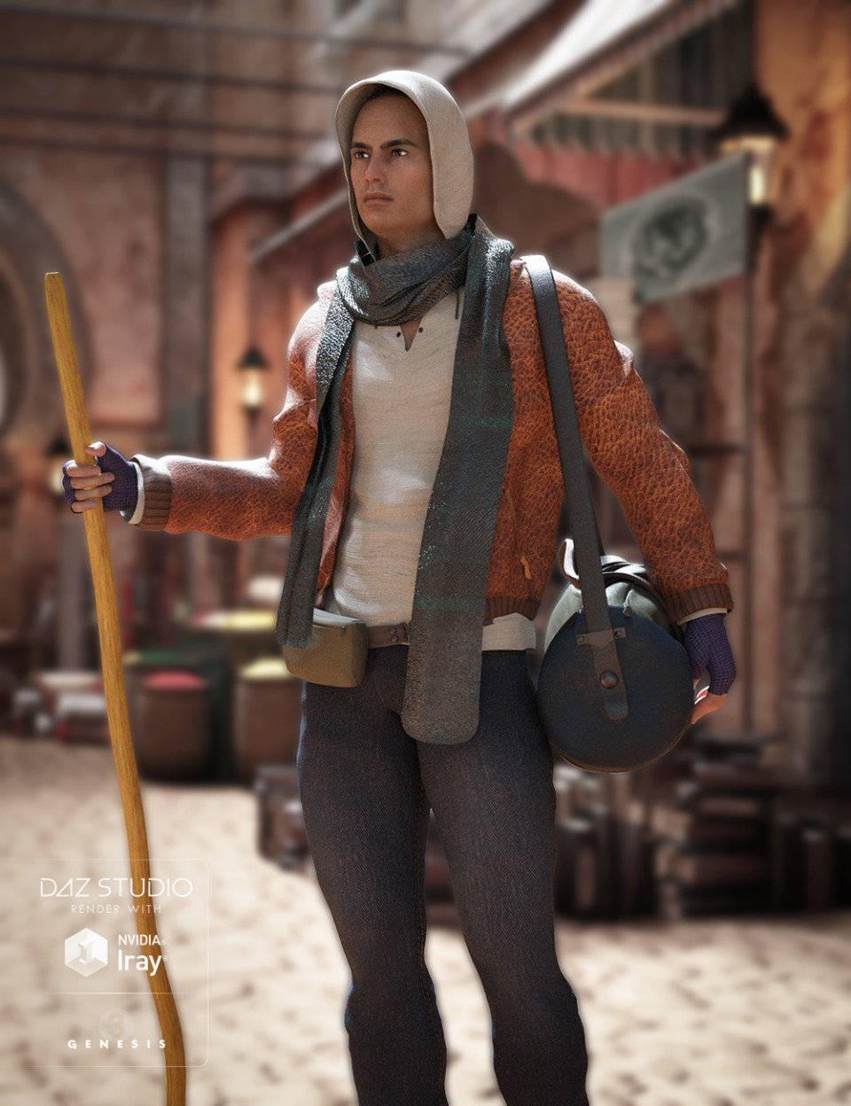 图片[1]-[daz服装] 创世纪3号男旅客-DAZ爱好者