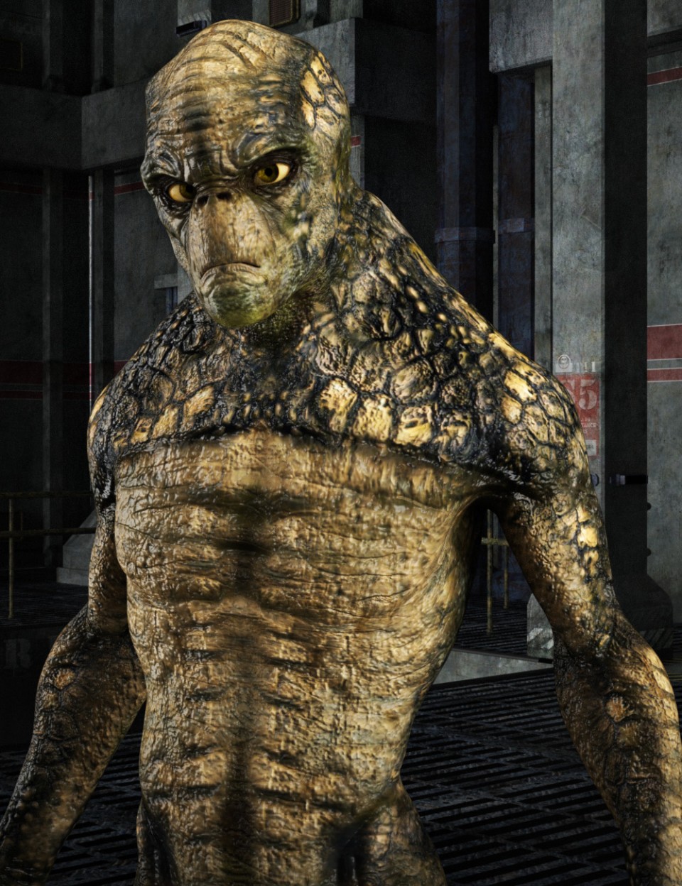 图片[1]-[daz角色] Alien-X for创世纪3-DAZ爱好者