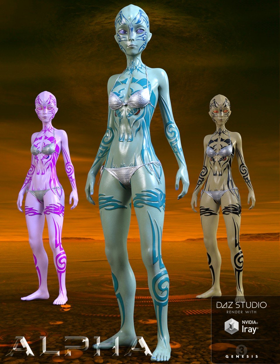 图片[1]-[daz角色] 阿尔法代表创世纪3的女性-DAZ爱好者