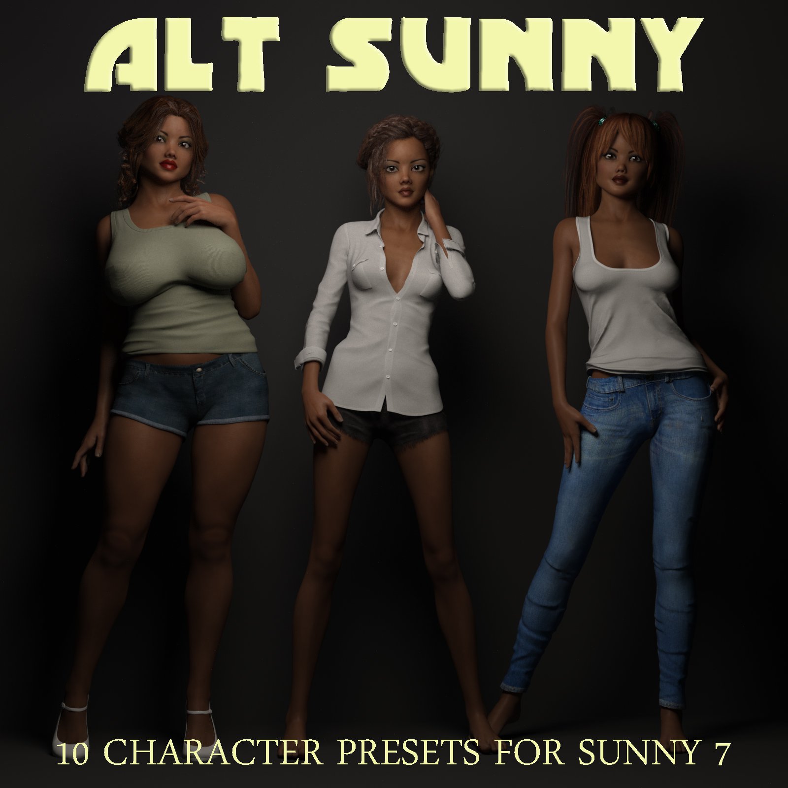 图片[1]-[daz角色] Alt阳光明媚-DAZ爱好者