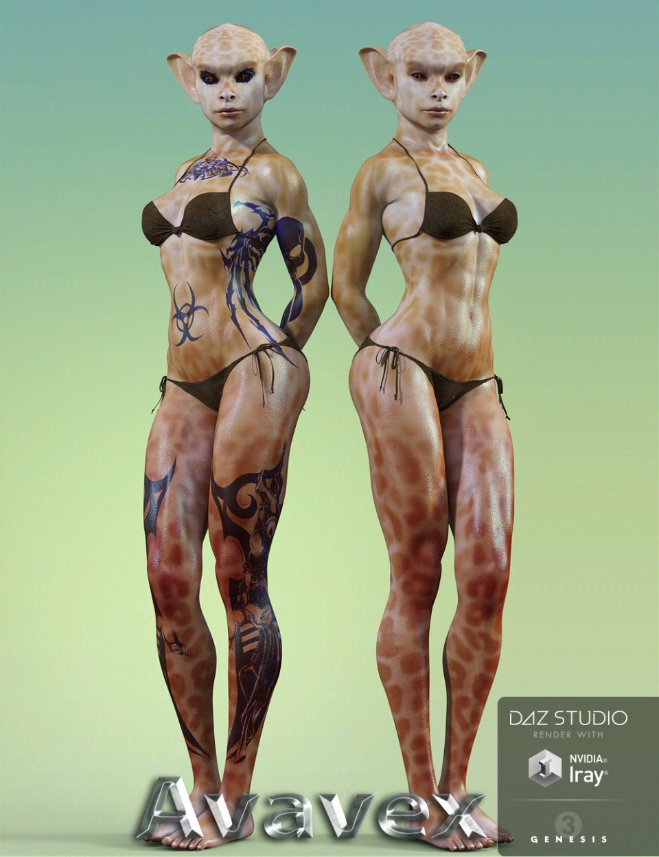 图片[1]-[daz角色] Avavex代表创世纪3的女性-DAZ爱好者