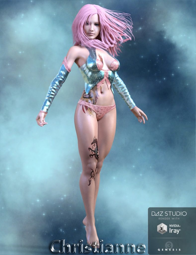 图片[1]-[daz角色] 克里斯蒂安换吉纳维芙-DAZ爱好者