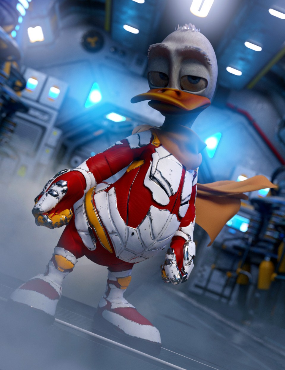 图片[1]-[daz角色] 创世纪3男版经典卡通鸭-DAZ爱好者