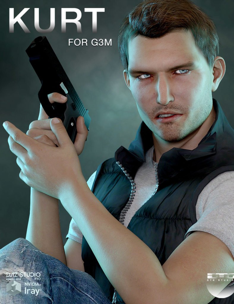 图片[1]-[daz角色] DTG工作室Kurt为G3M-DAZ爱好者