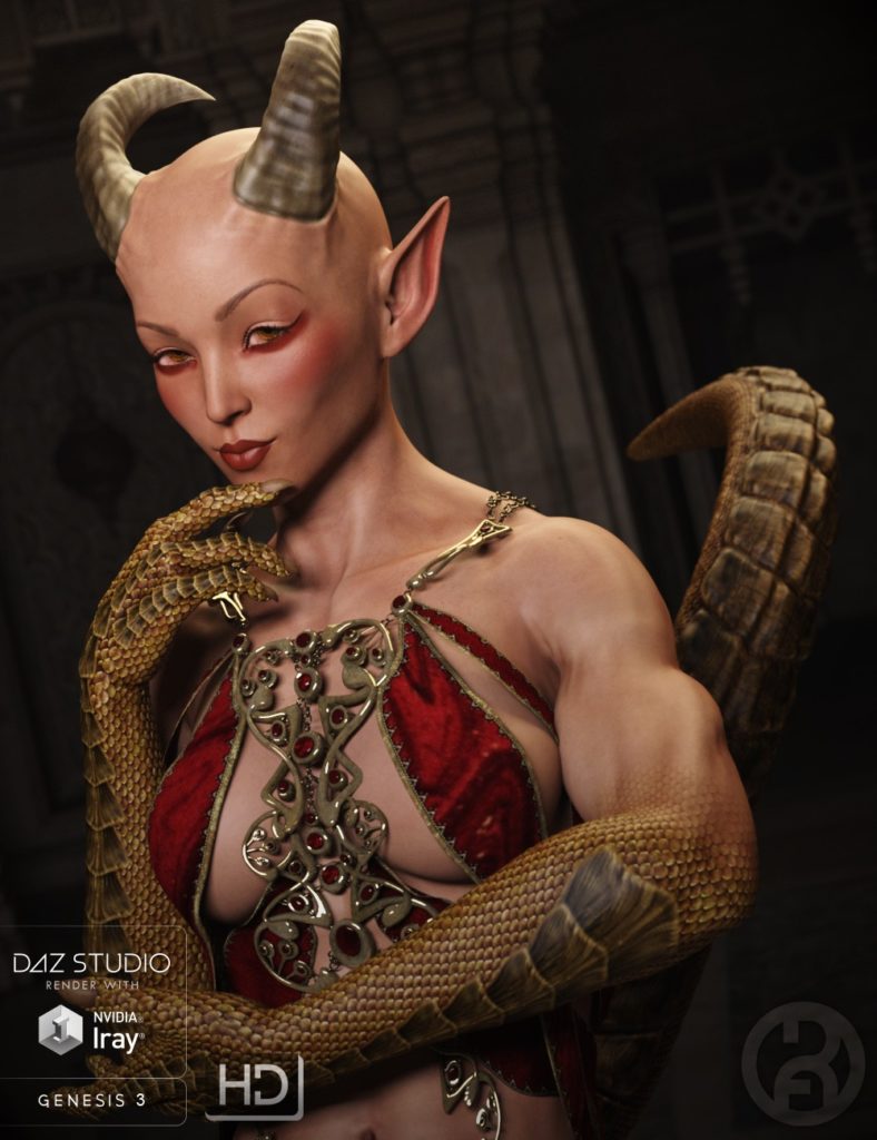 图片[1]-[daz角色] 德拉格尔代表创世纪3的女性-DAZ爱好者