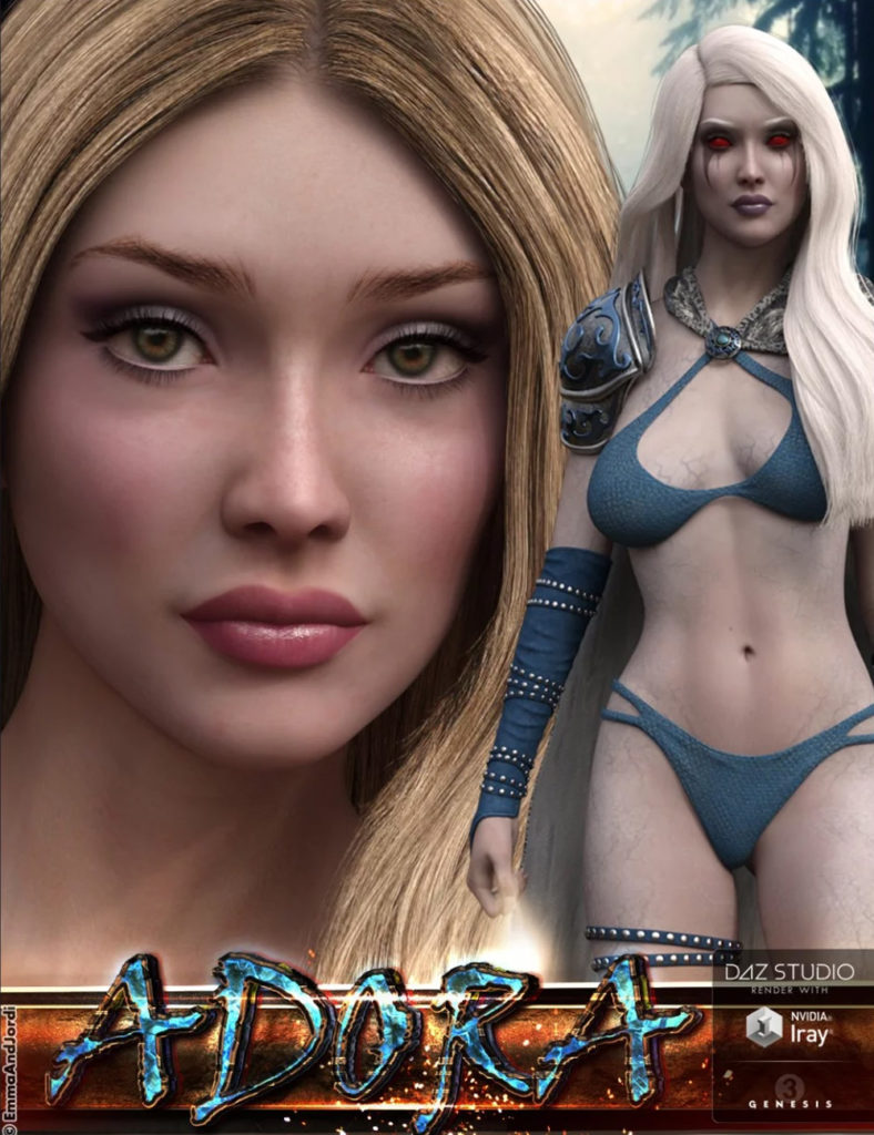 图片[1]-[daz角色] EJ Adora为创世纪3女-DAZ爱好者