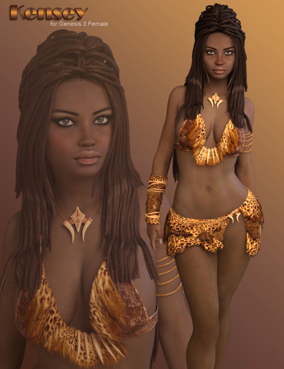 图片[1]-[daz角色] P3D Kensey为创世纪3的女性-DAZ爱好者