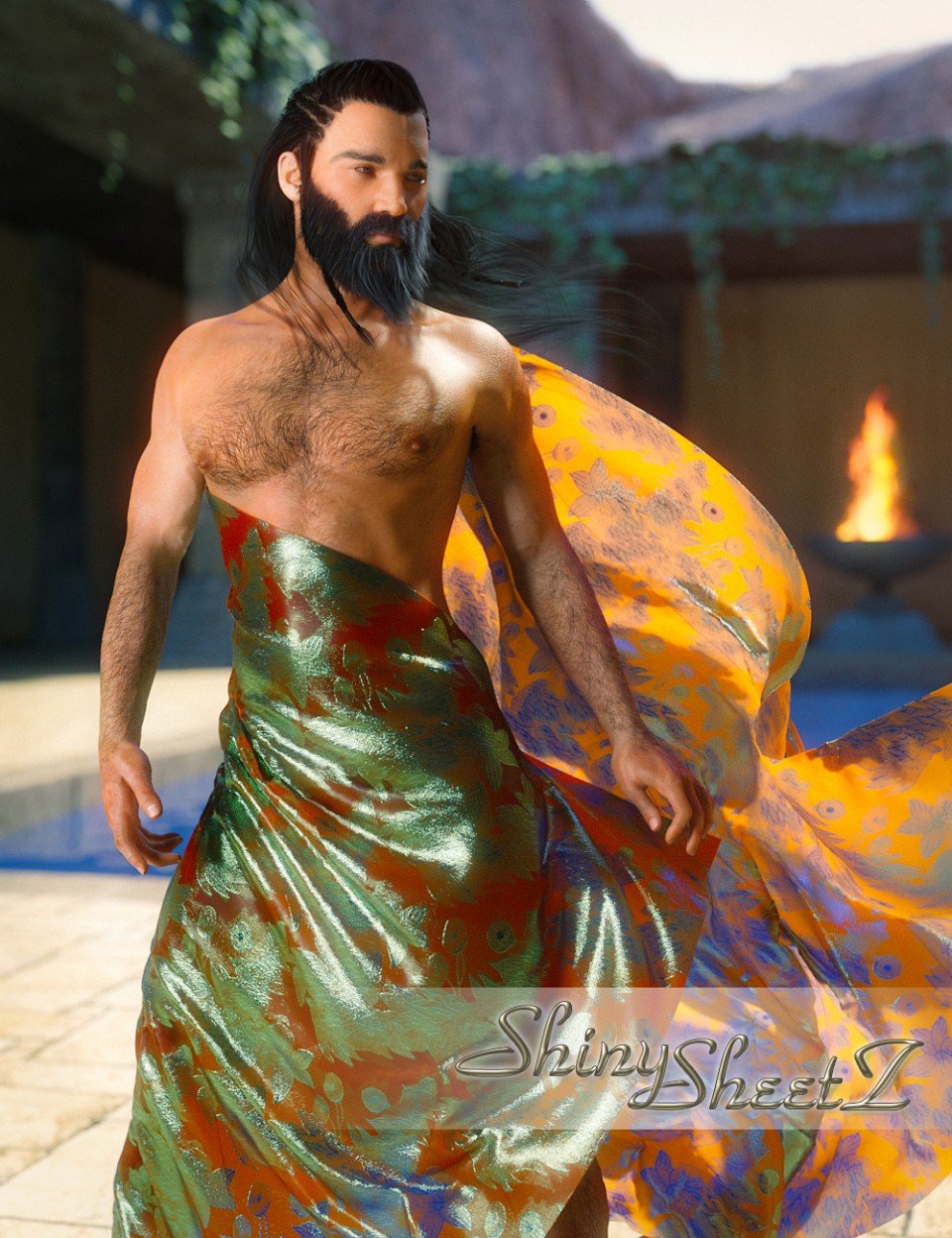 图片[1]-[daz角色] Shiny SheetZ Genesis 3 Male(s)-DAZ爱好者