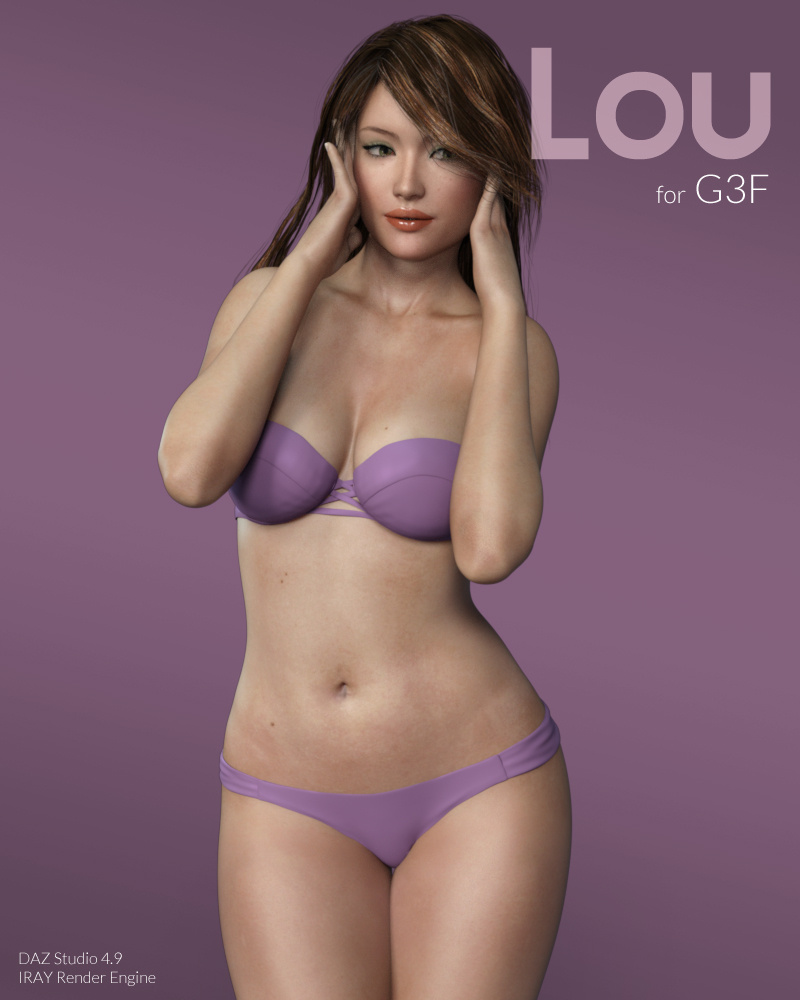 图片[1]-[daz角色] TF Lou代表G3F-DAZ爱好者