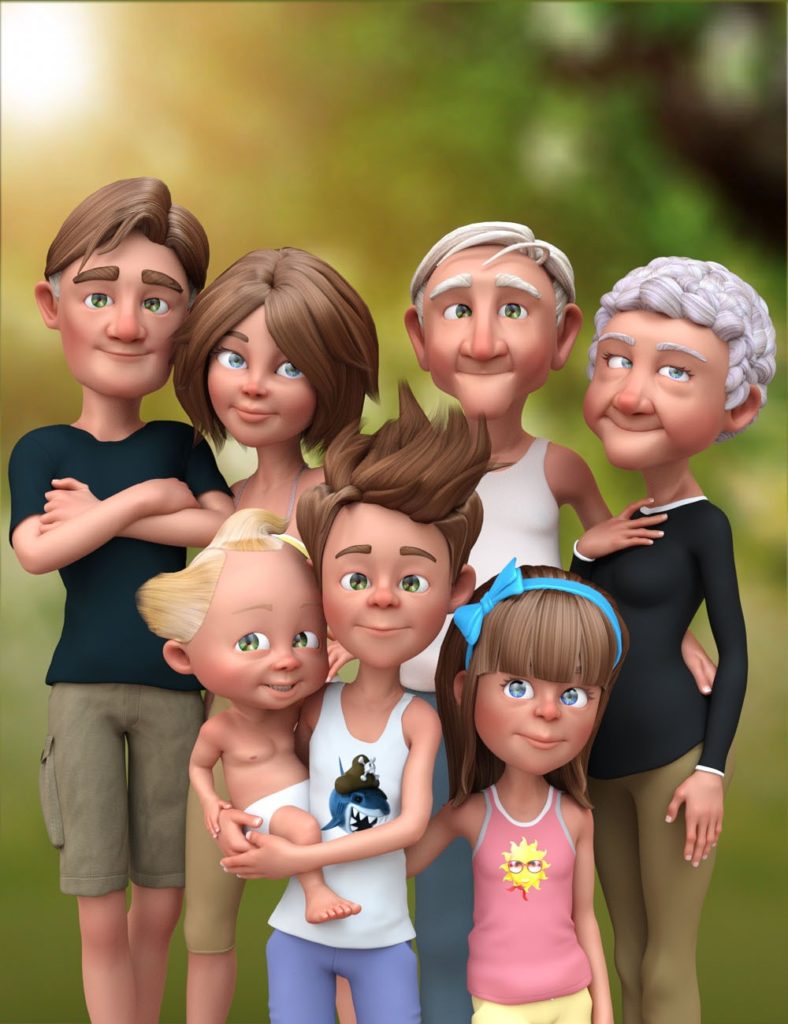 图片[1]-[daz角色] Toon世代2创世记3要领-DAZ爱好者