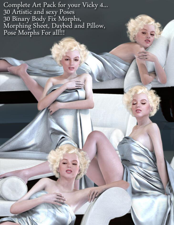 [daz姿势] SAVll Nights In White Satin-DAZ爱好者