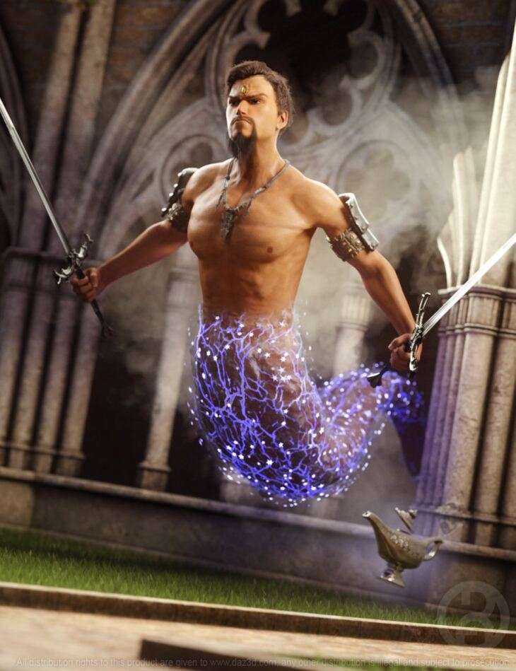 [daz角色] Djinnoah for Genesis 8 Male-DAZ爱好者