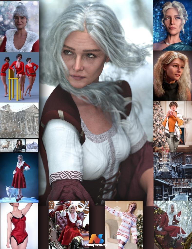 [daz合集] Minerva 9 HD Mega Bundle-DAZ爱好者