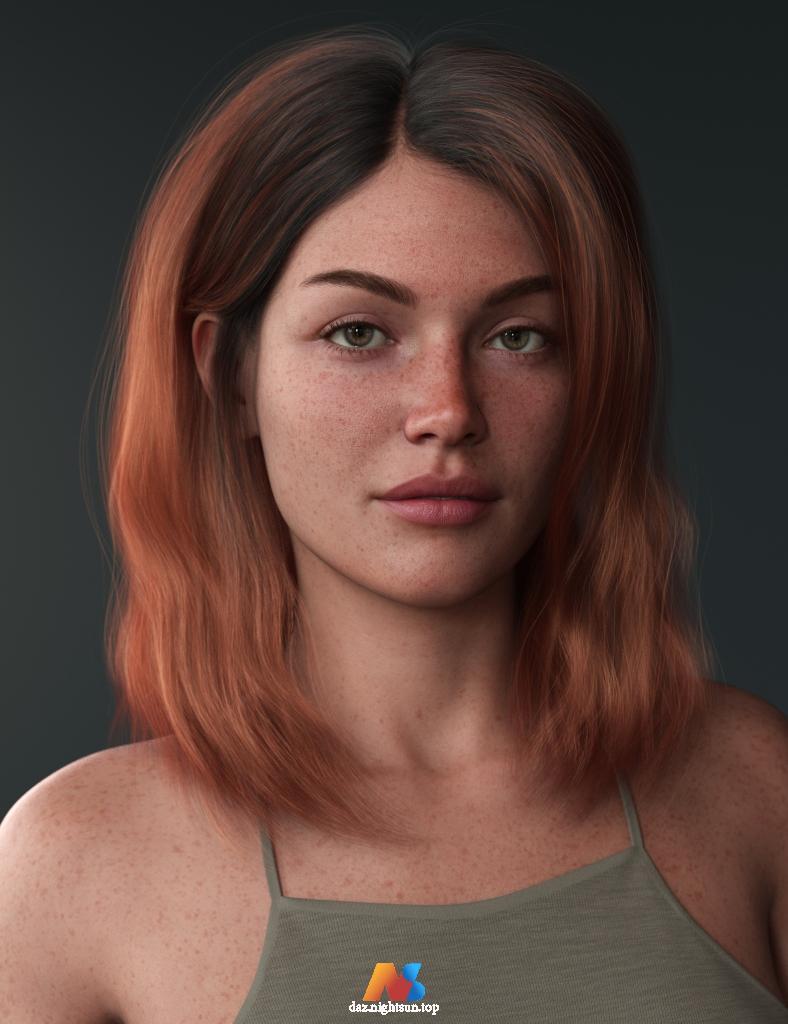 [daz材质] Side Parted Long Bob Hair Texture Expansion-DAZ爱好者