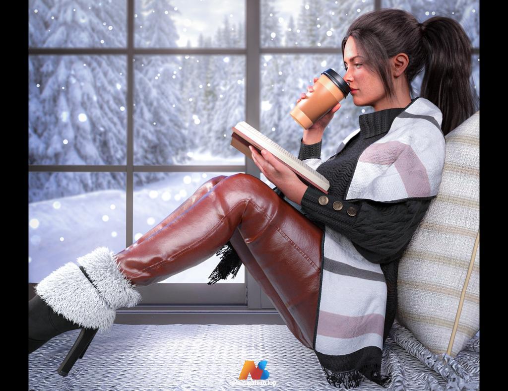 图片[2]-[daz服装] Comfy Style dForce Outfit for Genesis 9-DAZ爱好者