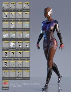 图片[4]-[daz角色] STEL4 Cyborg for Genesis 8.1 Females-DAZ爱好者