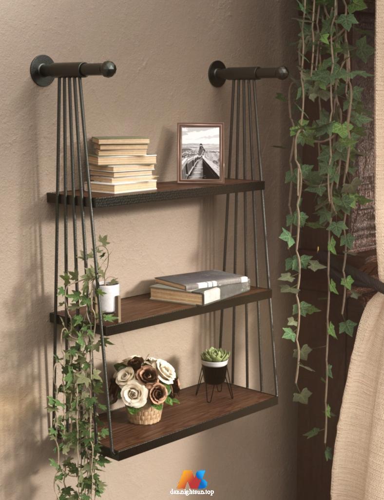 [daz装饰] Modern Shelving Units-DAZ爱好者