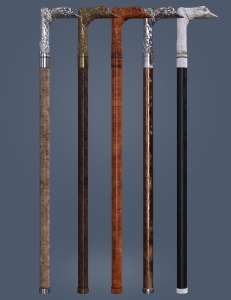 [daz道具] Halloween Plague Doctor Cane for Genesis 8 and 8.1-DAZ爱好者