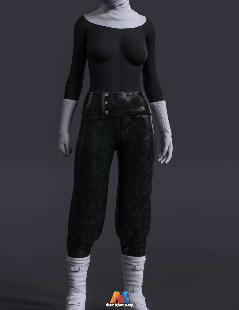 图片[2]-[daz服装] Halloween Plague Doctor dForce Pant and Tight for Genesis 8 and 8.1 Females-DAZ爱好者