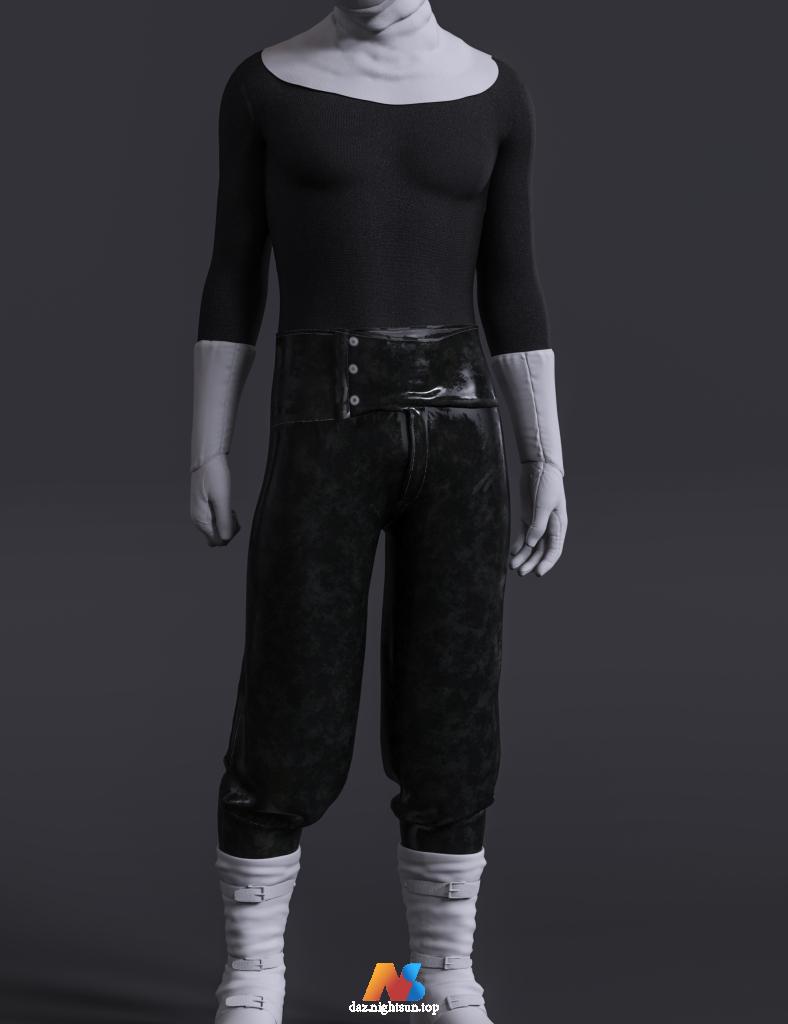 图片[2]-[daz服装] Halloween Plague Doctor dForce Pant and Tight for Genesis 8 and 8.1 Males-DAZ爱好者