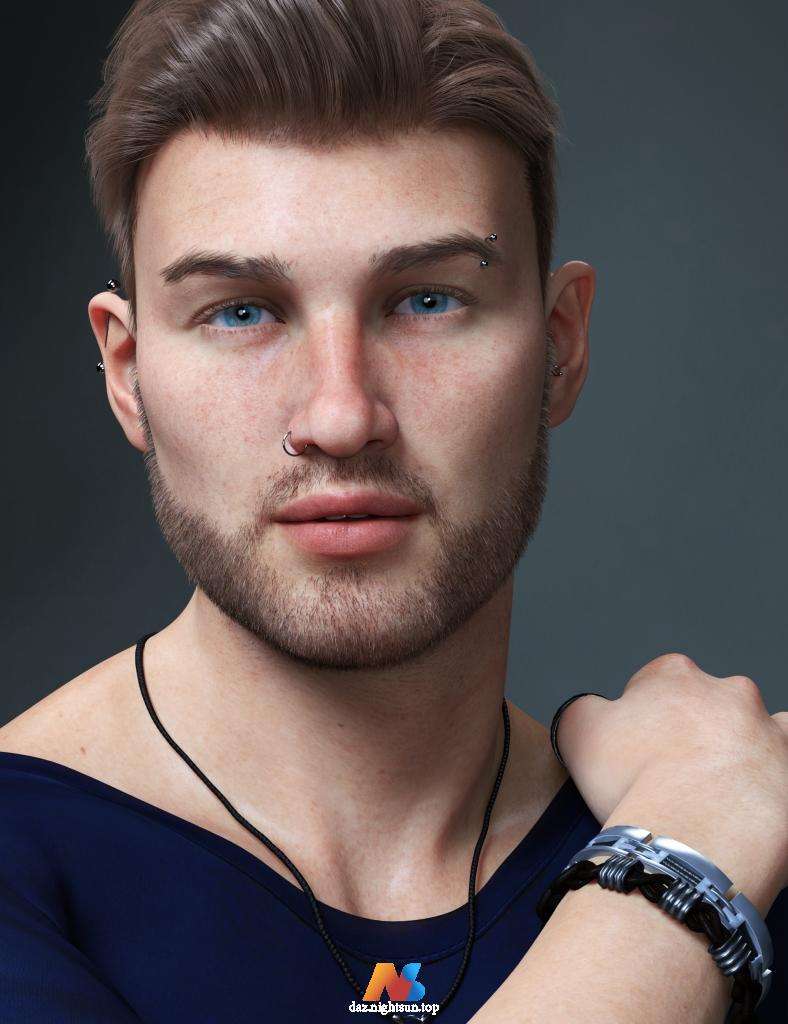 [daz角色] E3D Jacques HD for Genesis 8.1 Male-DAZ爱好者