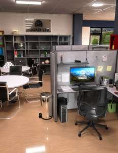 [daz场景] FG 办公室-DAZ爱好者