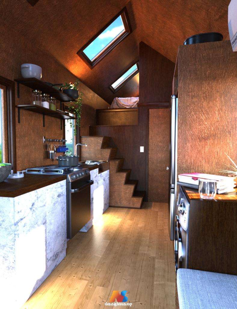 [daz场景] FG 便携式房屋-DAZ爱好者