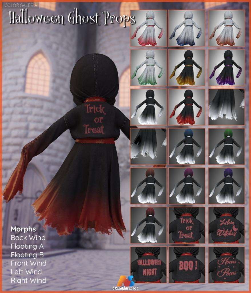 图片[3]-[daz道具] Halloween Ghost Props-DAZ爱好者