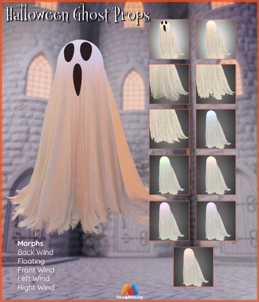 图片[4]-[daz道具] Halloween Ghost Props-DAZ爱好者