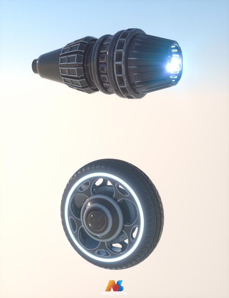 图片[6]-[daz载具] [daz服装] Sci-Fi Bike and Outfit for Genesis 8 Female(s)-DAZ爱好者