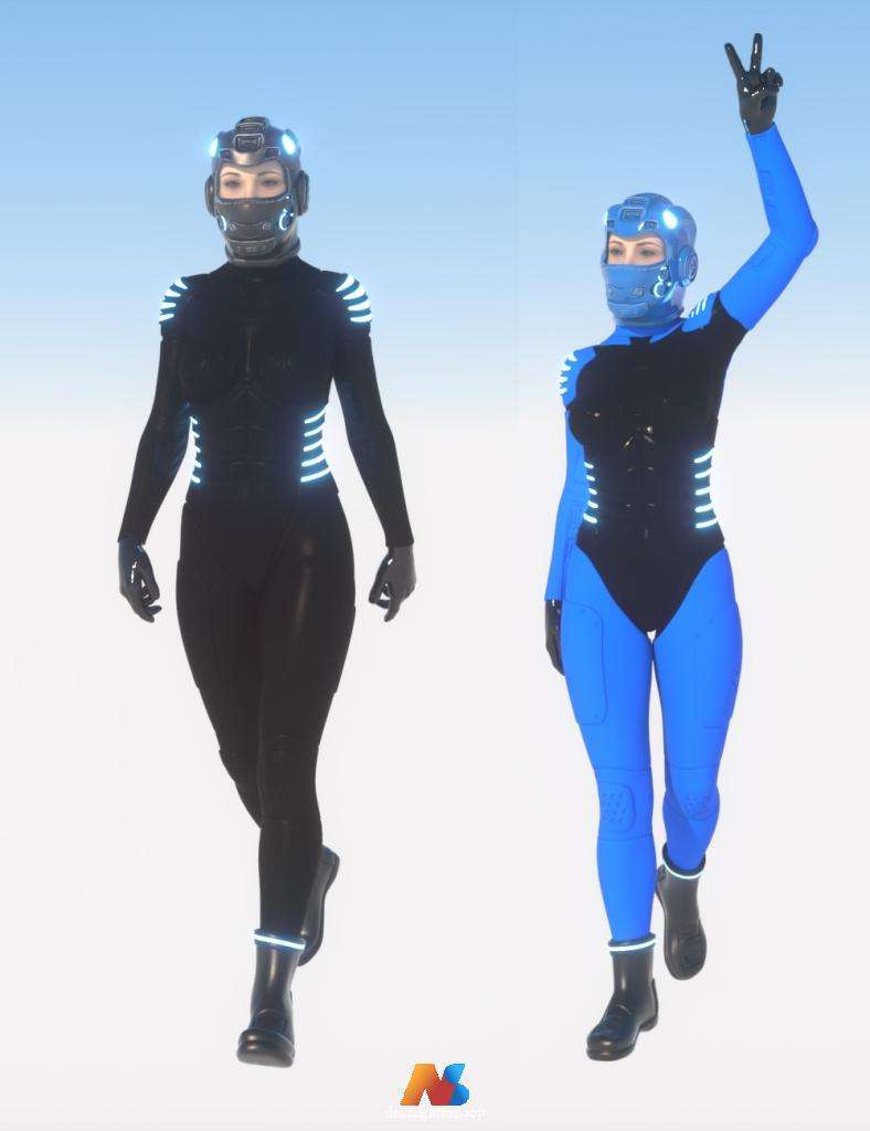 图片[3]-[daz载具] [daz服装] Sci-Fi Bike and Outfit for Genesis 8 Female(s)-DAZ爱好者