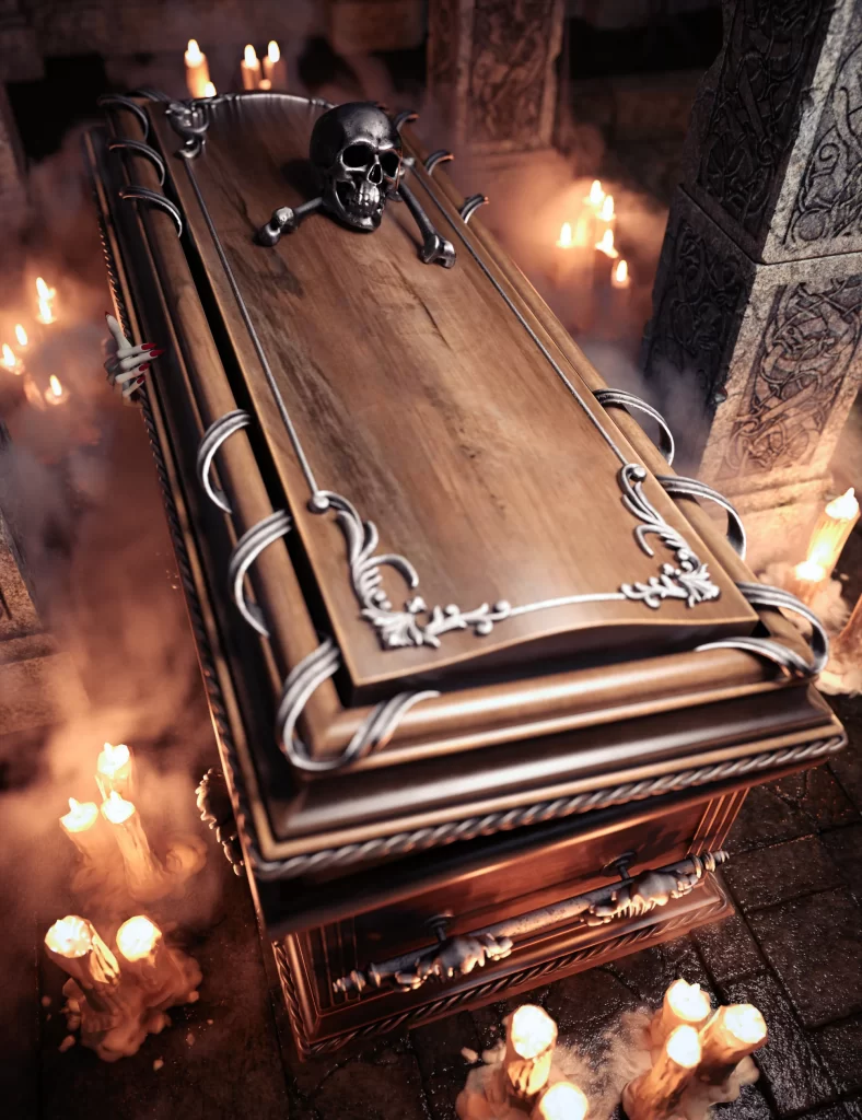 [daz道具] B.E.T.T.Y. Vampire Coffin-DAZ爱好者