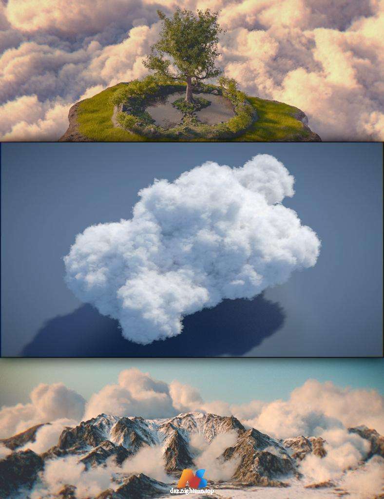 [daz环境] Cloudscape Creator - Hero Clouds for Iray-DAZ爱好者