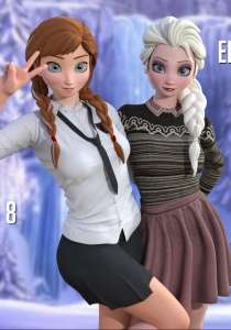 [daz角色] Anna and Elsa For G3F/G8F-DAZ爱好者