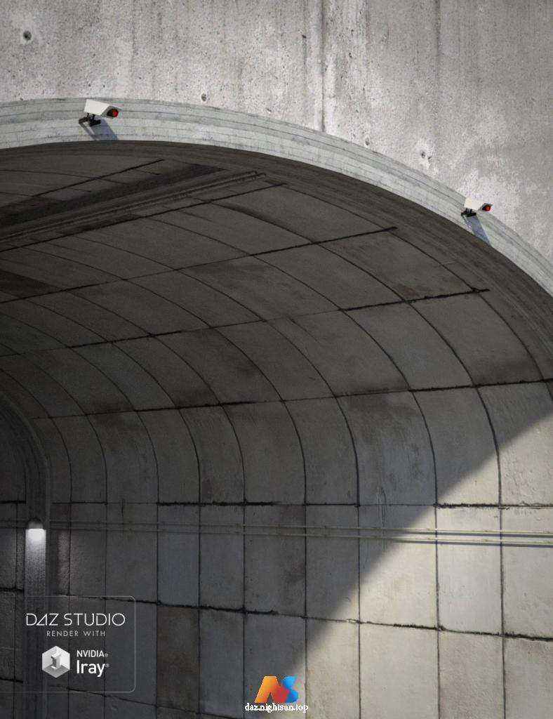 图片[4]-[daz场景] Base Road Tunnel-DAZ爱好者