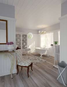 [daz场景] Rustic Chic Bathroom-DAZ爱好者