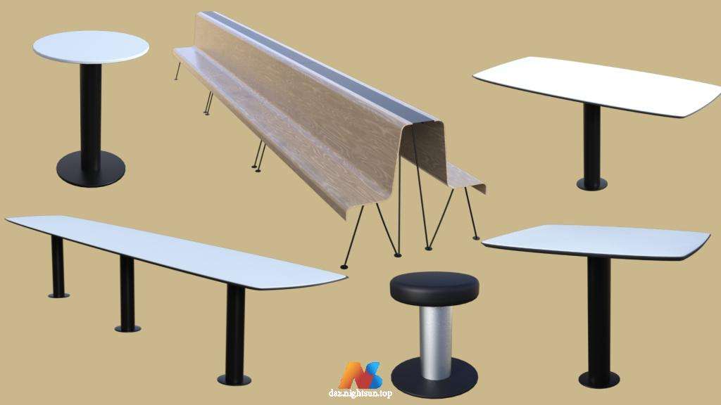 图片[3]-[daz场景] Office Cafeteria-DAZ爱好者