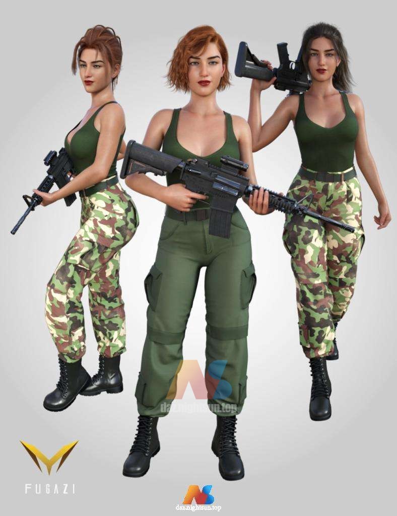 [daz姿势] FG 军人的姿势-DAZ爱好者