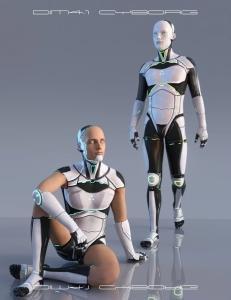[daz服装] DIM4 Cyborg for Genesis 8.1 Males-DAZ爱好者