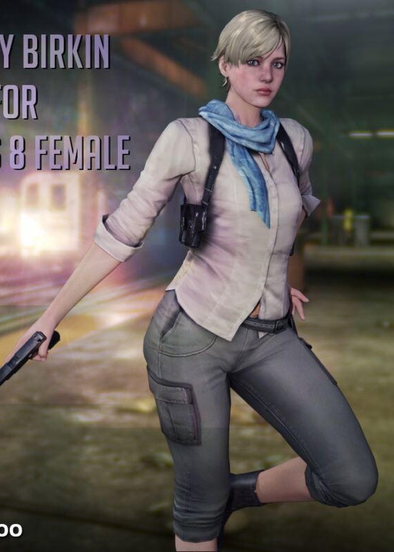 [daz角色] Sherry Birkin For G8F-DAZ爱好者