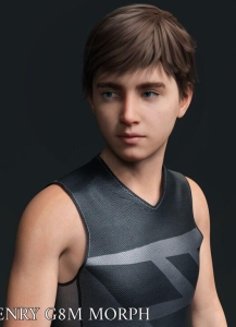 [daz变形] Henry Character Morph For Genesis 8 Males-DAZ爱好者