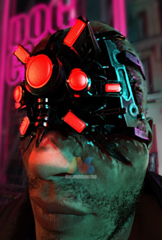 [daz道具] Cyberpunk Prosthesis for G8M-DAZ爱好者