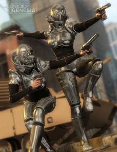 [daz服装] Outland Marauder for Genesis-DAZ爱好者