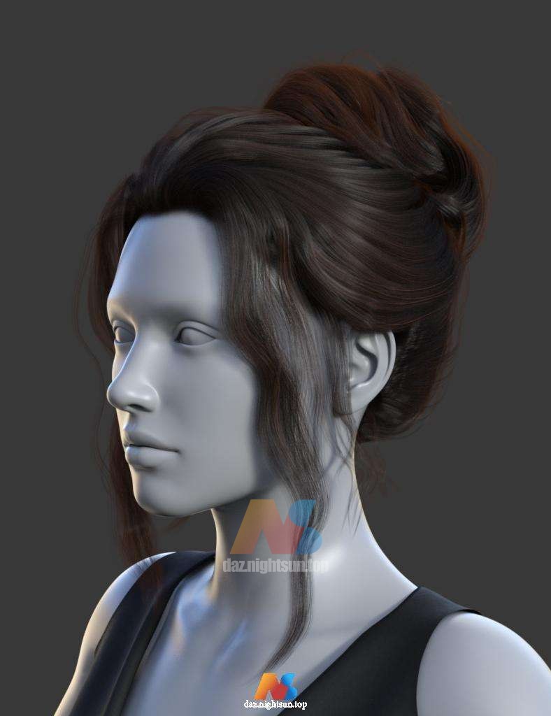 图片[3]-[daz发型] Libra Updo for Genesis 8 and 8.1 Female-DAZ爱好者
