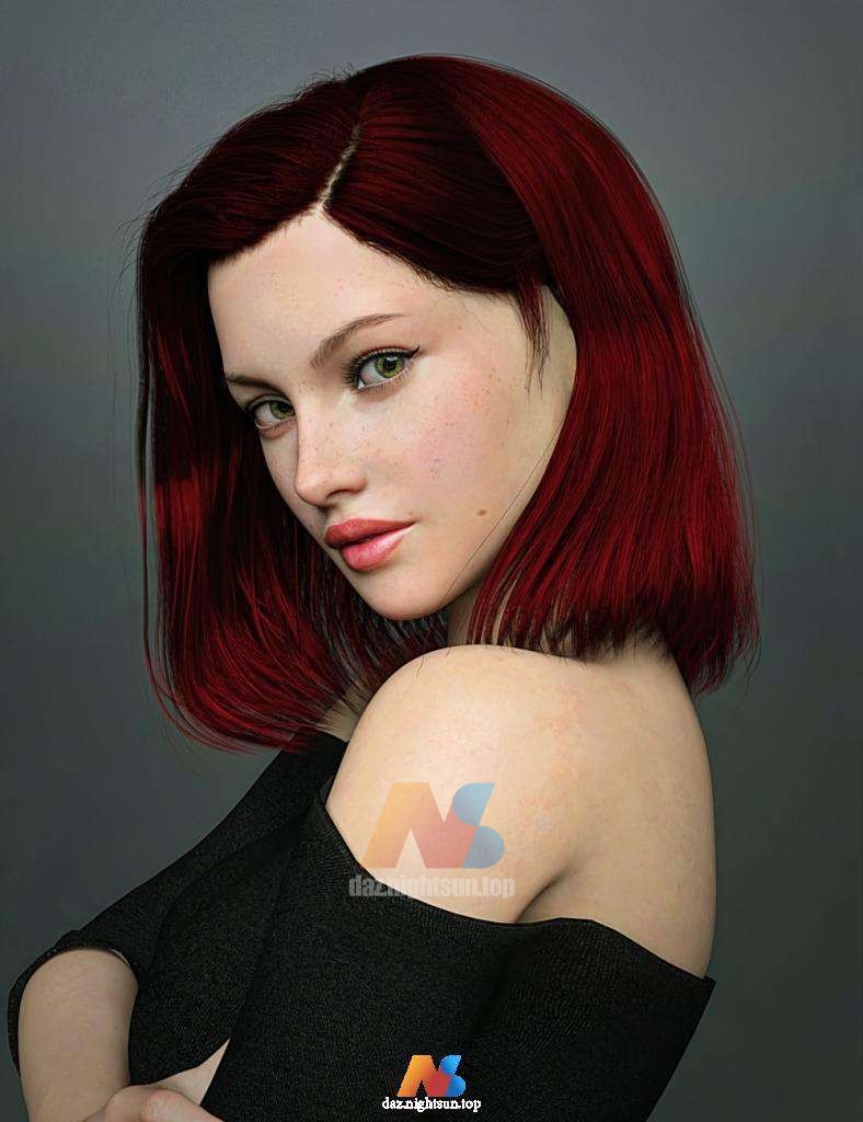 [daz发型] SC Ana Hair for Genesis 8 and 8.1 Females-DAZ爱好者