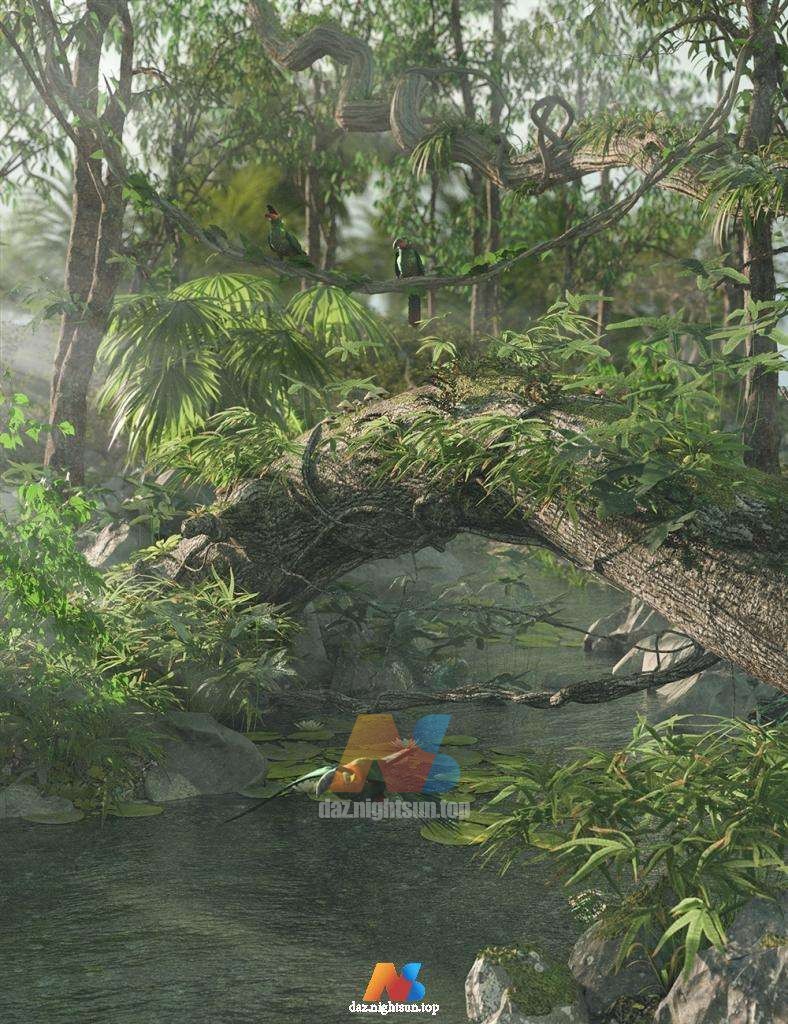图片[2]-[daz环境] Low Res Tropical Ferns-DAZ爱好者