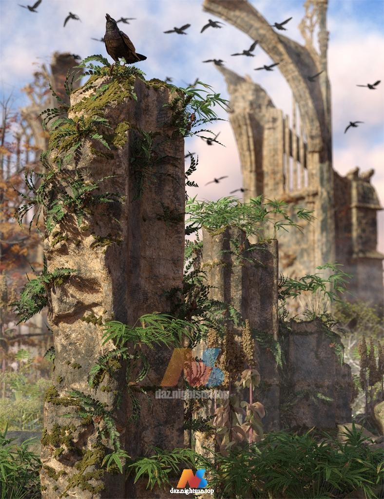 [daz环境] Low Res Tropical Ferns-DAZ爱好者