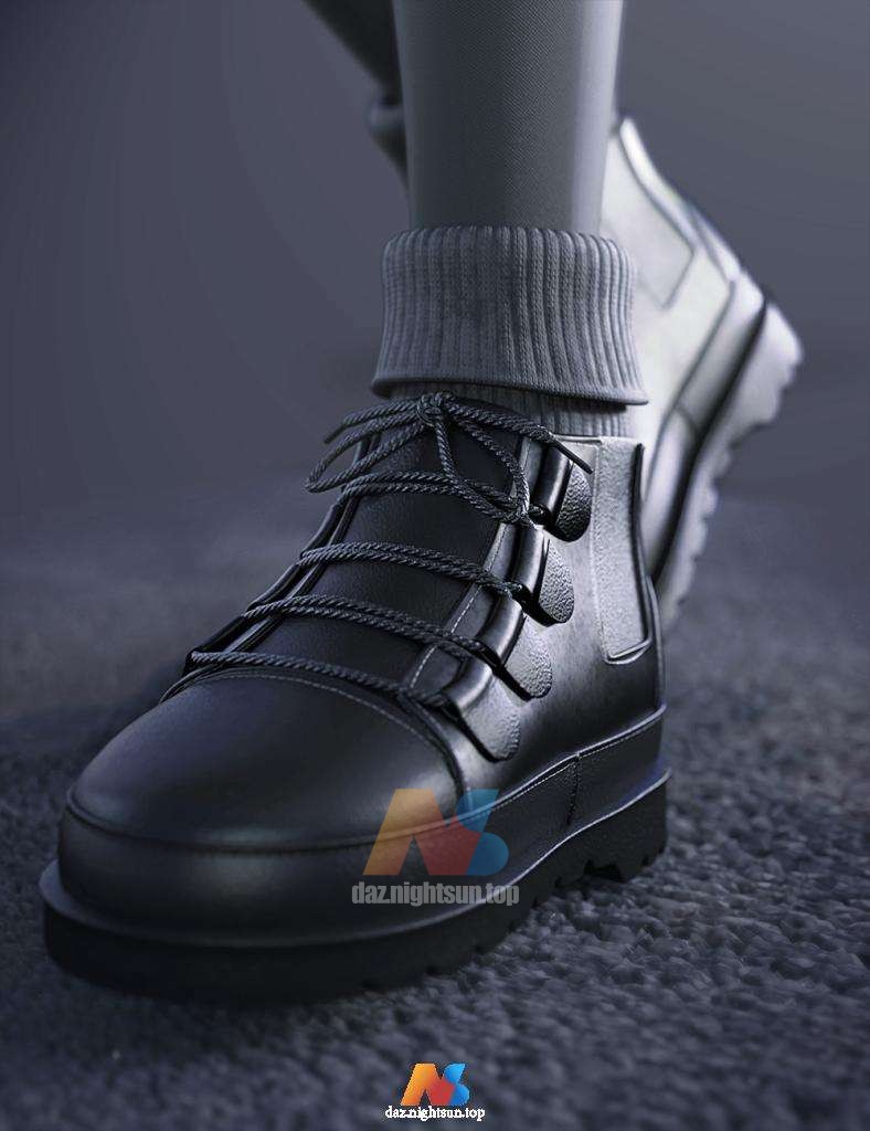 [daz服装] SU Short Boots for Genesis 8 and 8.1 Females-DAZ爱好者